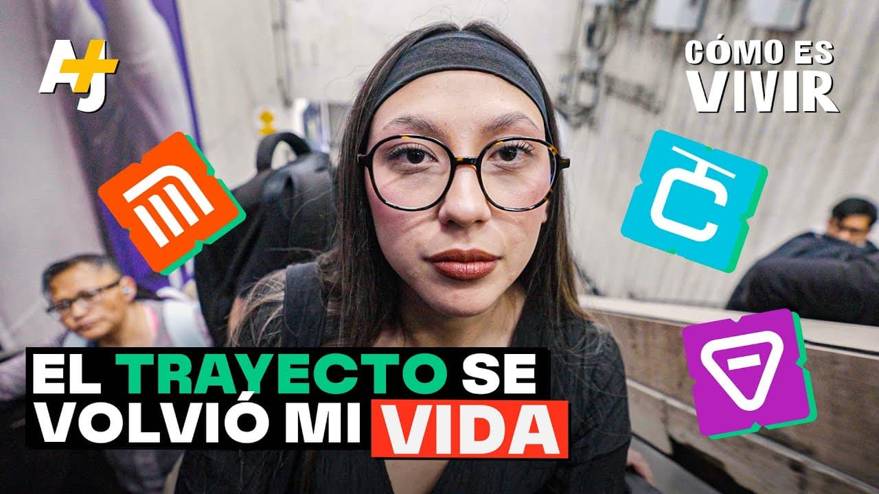 Cómo es vivir 6 horas diarias atrapada en el transporte de CDMX | @ajplusespanol