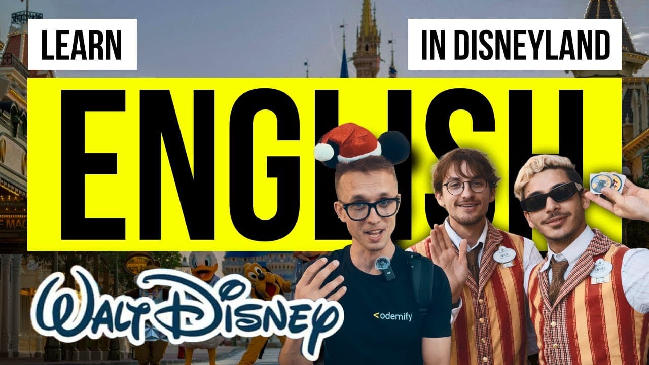 Comprehensible Input English - Disney World | Real English Listening Conversations