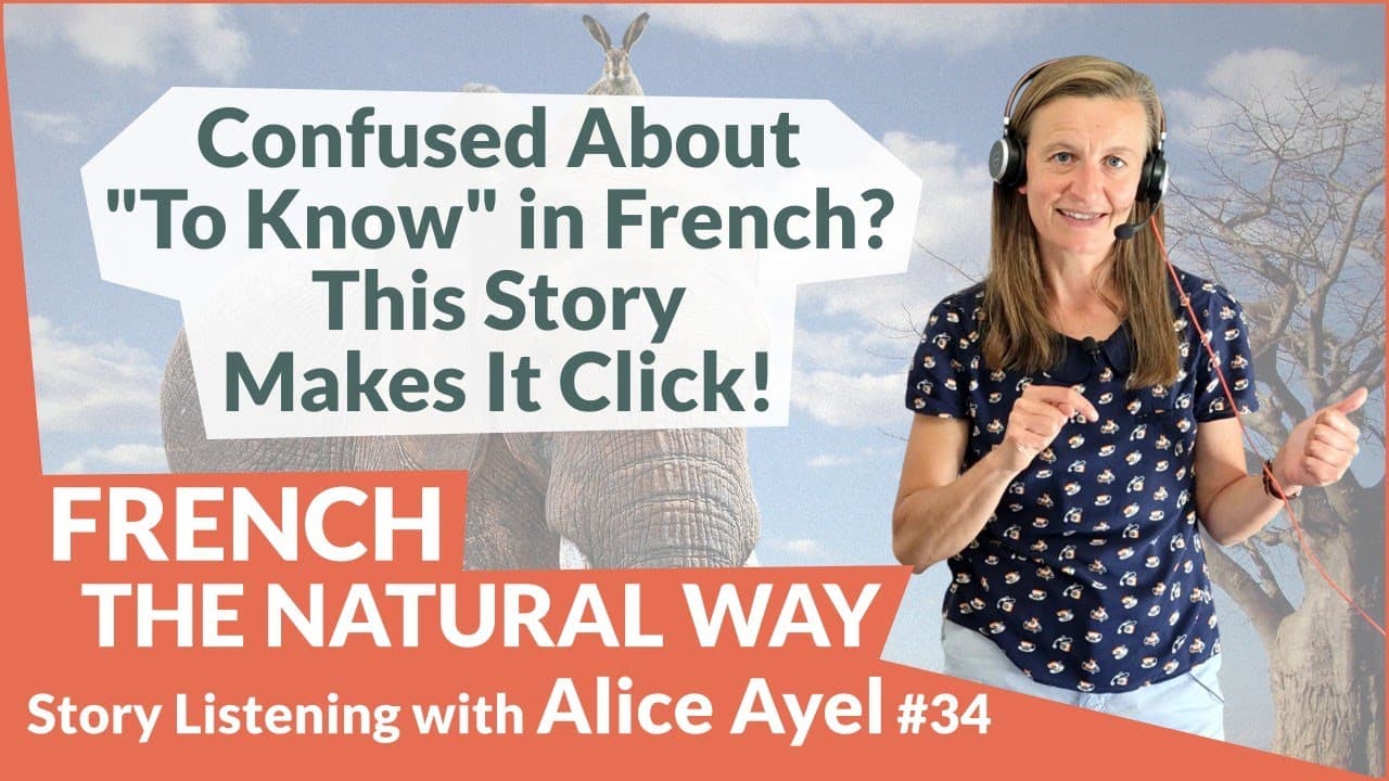 🐘 Ce que le Lièvre a appris à l'Éléphant | Utilise "Connaître" naturellement 🐰