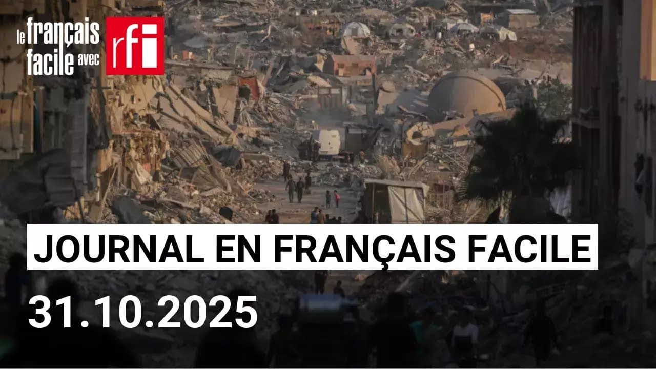 Gaza : la vie quotidienne perturbée par les dernières frappes | Journal • Français Facile