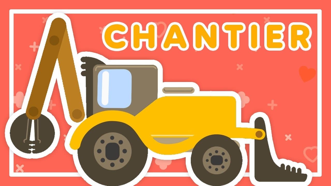 🚧  Les mots du Chantier  🚧 Camions et Tractopelles - Amuse-toi avec les jumeaux Paprika  !