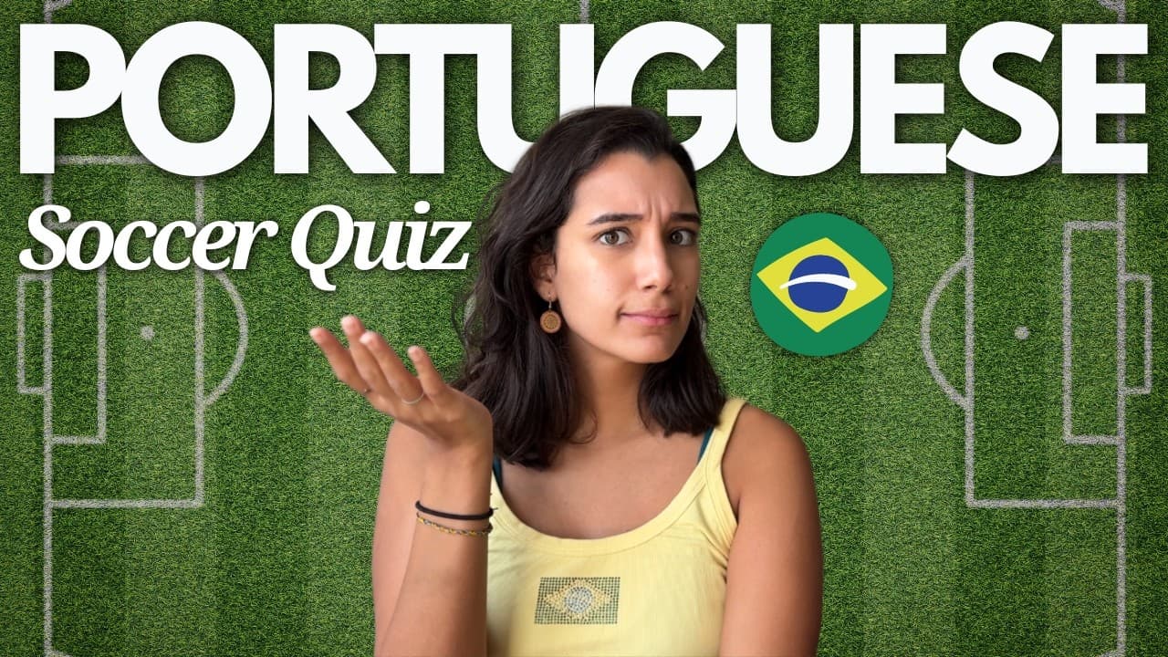 Learn Brazilian Portuguese Through Football ⚽ | World Cup Quiz & Vocabulary