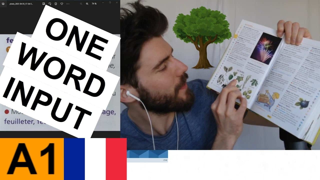 une feuille 🍁 - ONE WORD INPUT #6