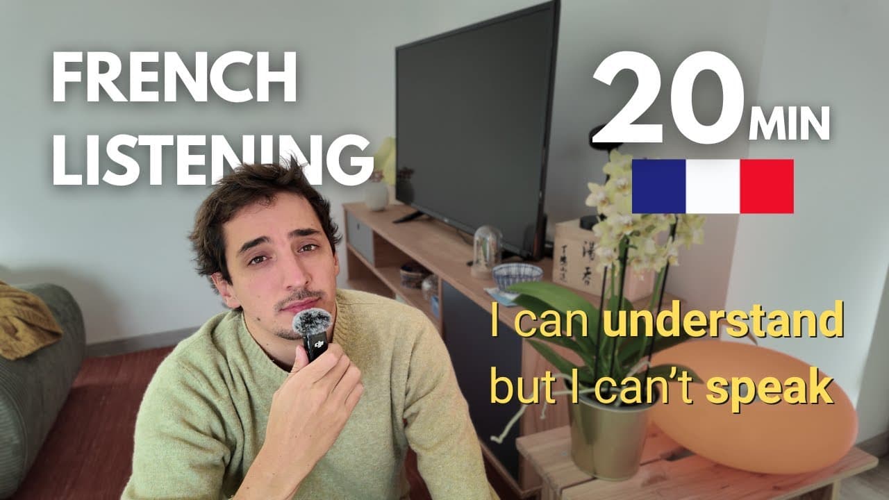 Je comprends mais je ne peux pas parler - Slow French Podcast