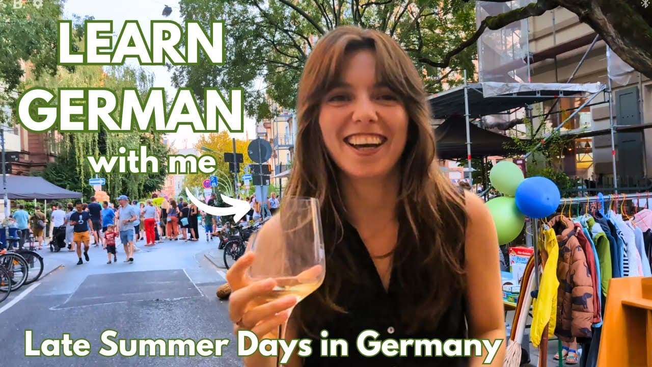 German VLOG for Learners: I’m Back in Germany | Listening Practice with Real-Life Context