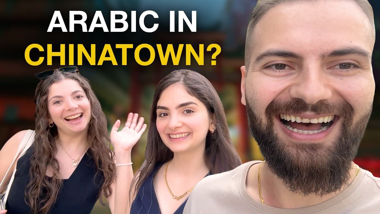 Can You Understand This Arabic Vlog? (Chinatown Walk)
