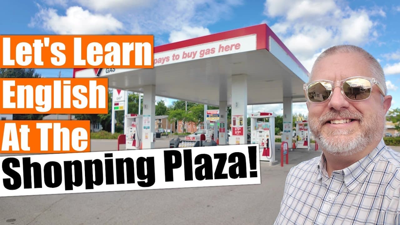 Let's Learn English at the Shopping Plaza / Strip Mall
