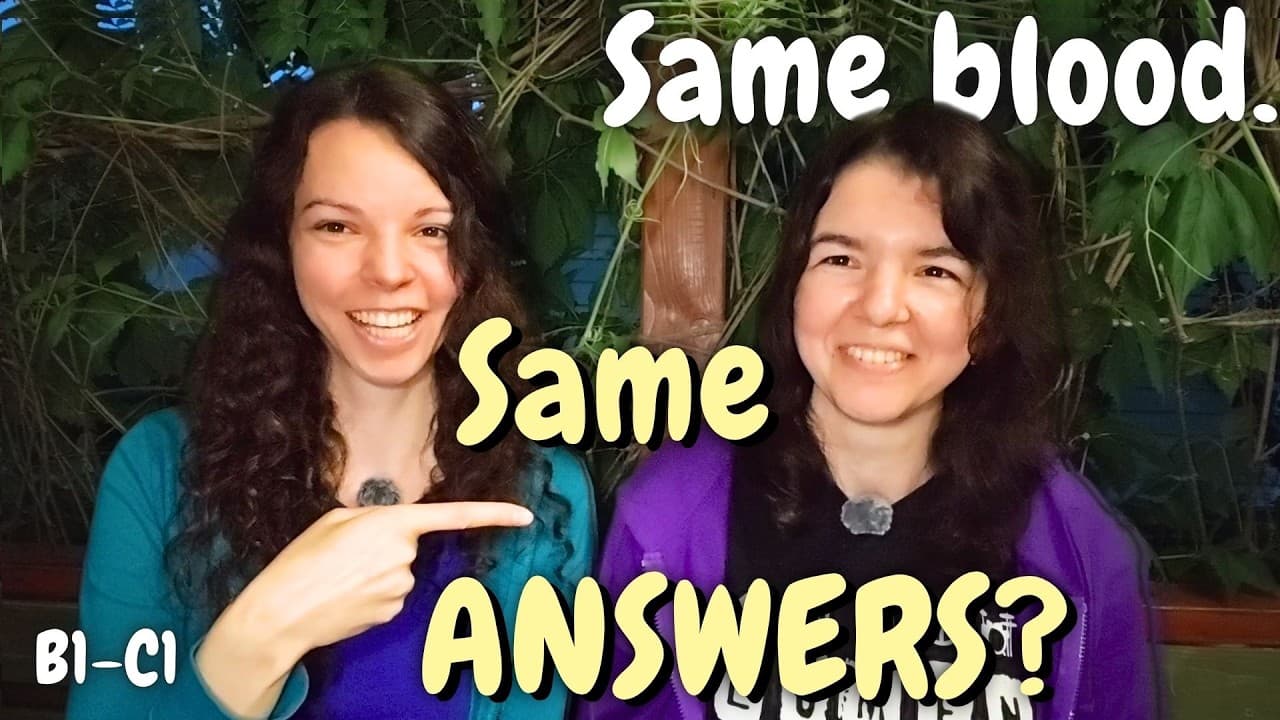 Learn Russian: Real Conversation with My Sister | 17 Questions to Get to Know Us | B1–C1 listening