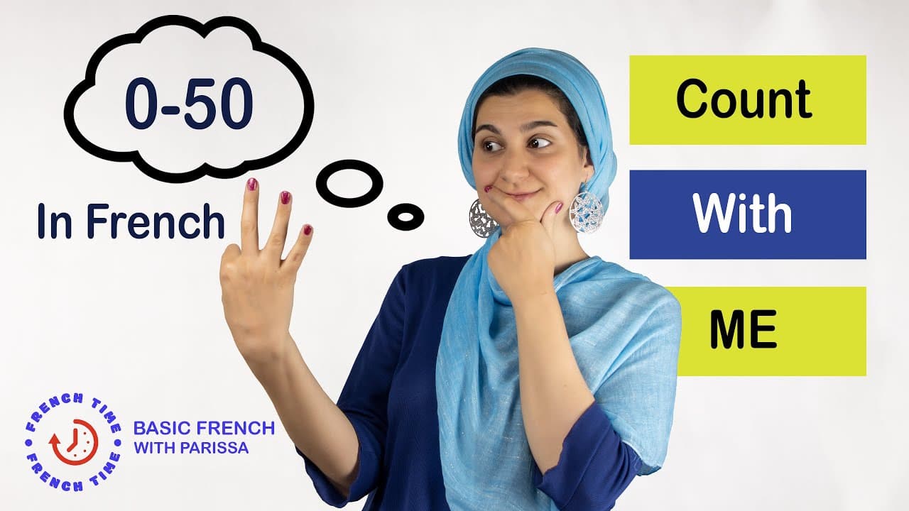 Numbers 0 to 50 in French (Basic French / Lesson 9)