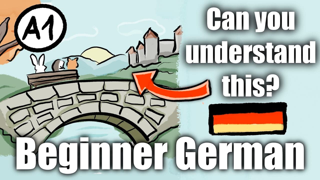 Comprehensible Input German, learn German with pictures, superbeginner A0, A1