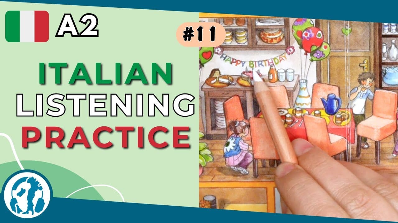 🖼️ #11 | Birthday party (Italian for beginners)