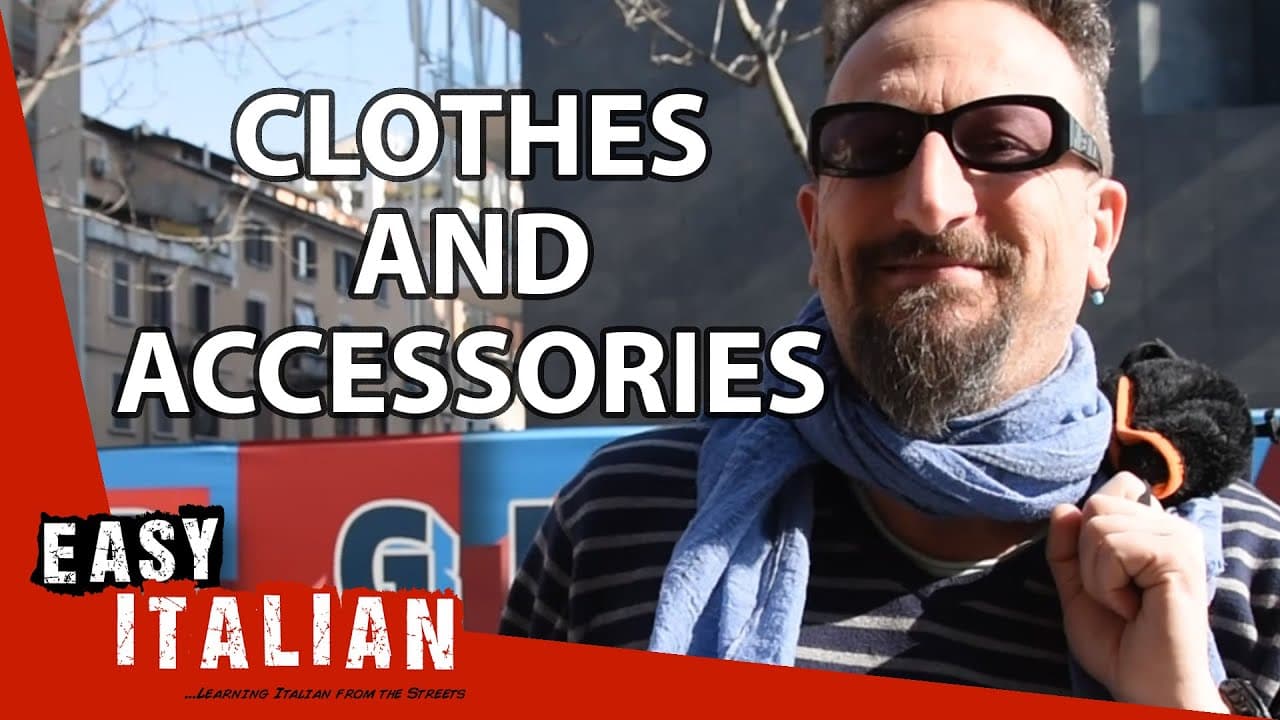 Italian Vocabulary: Clothes and Accessories | Super Easy Italian 18