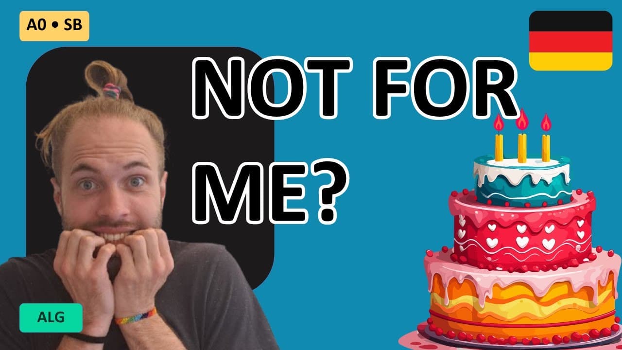 She Just Wanted a Slice… 🙈🎂 | German Superbeginner CI Story
