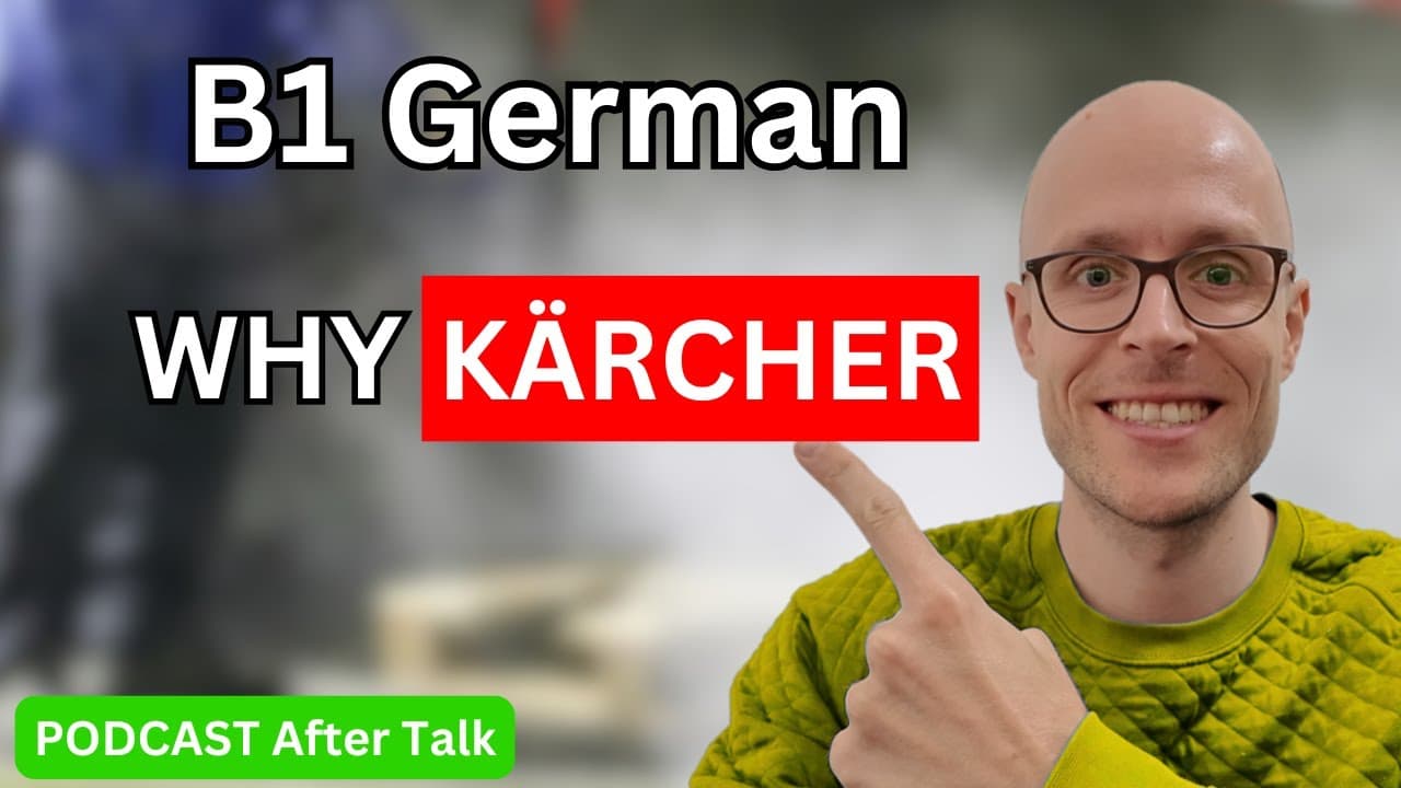 B1 Learn German Podcast: Kärcher and the German Obsession with Cleanliness