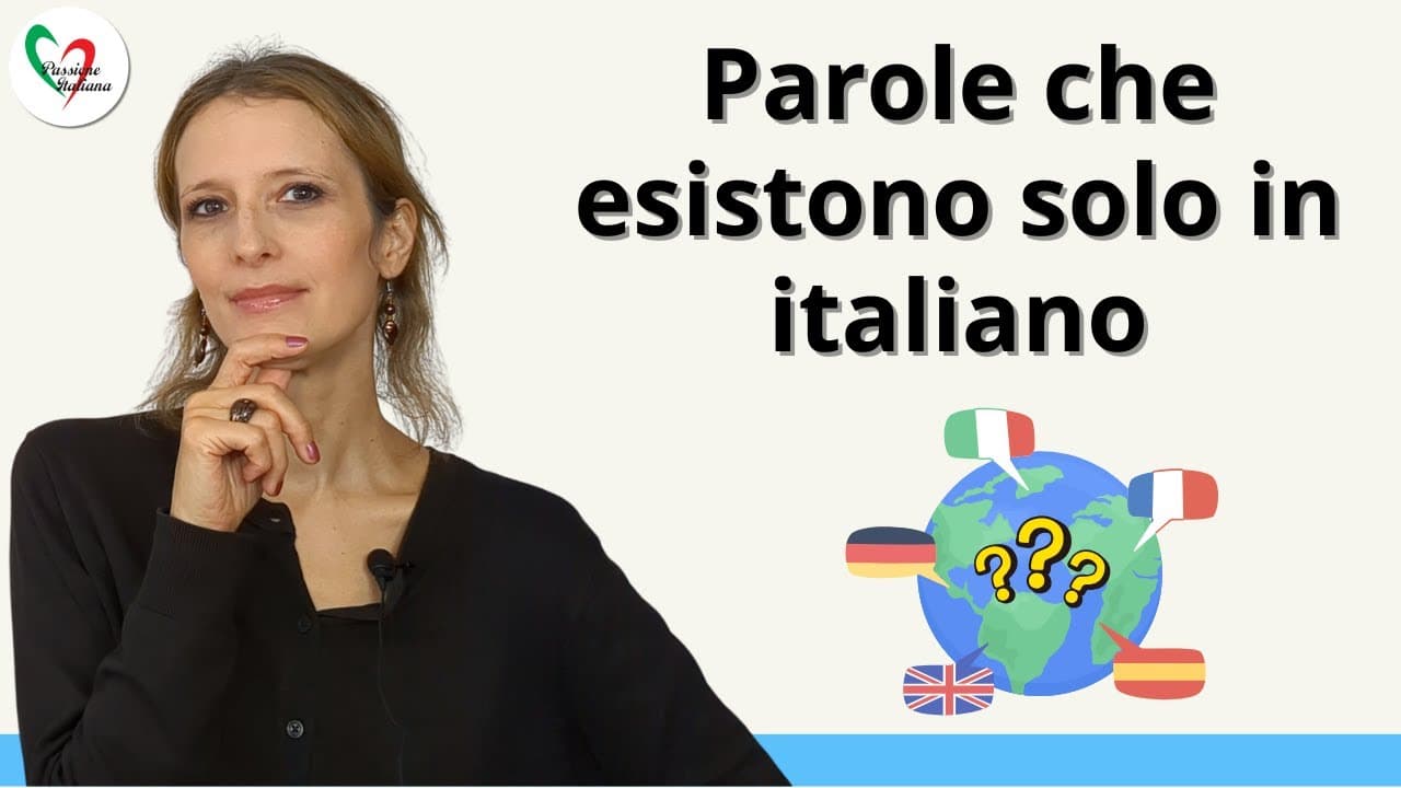 Parole italiane che non hanno una traduzione nelle altre lingue