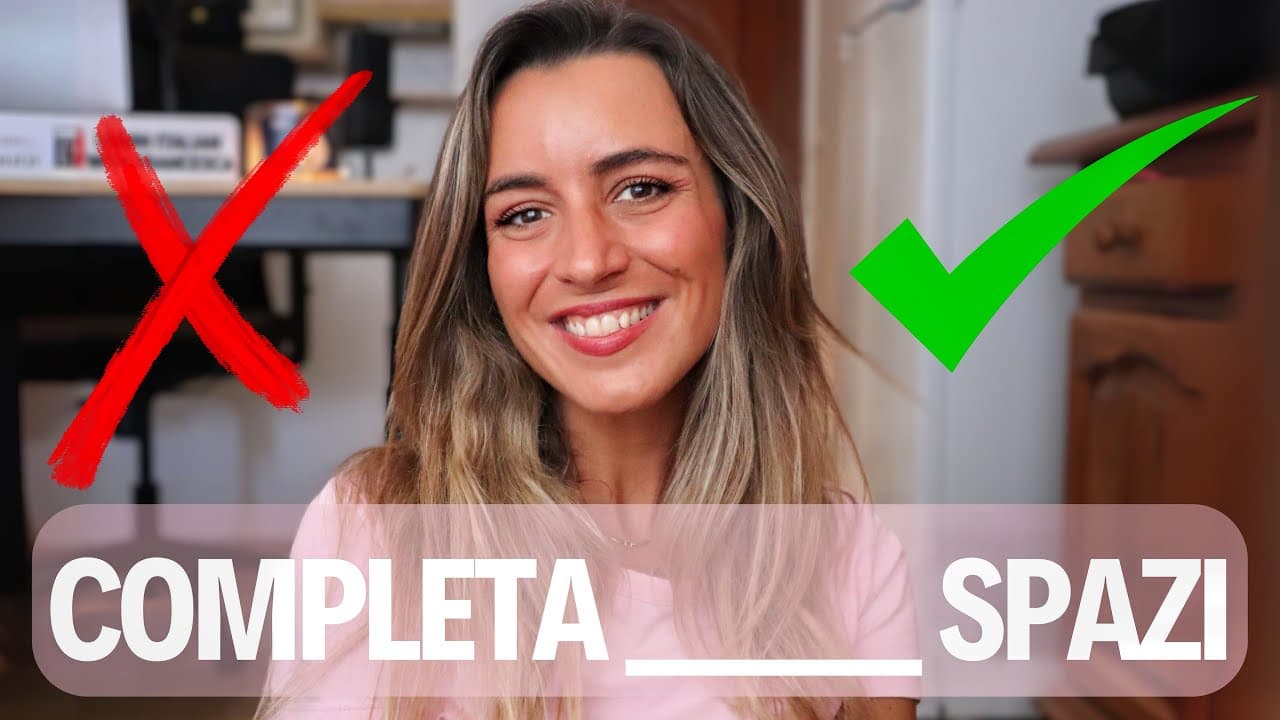 COMPLETA gli SPAZI (livello B2)