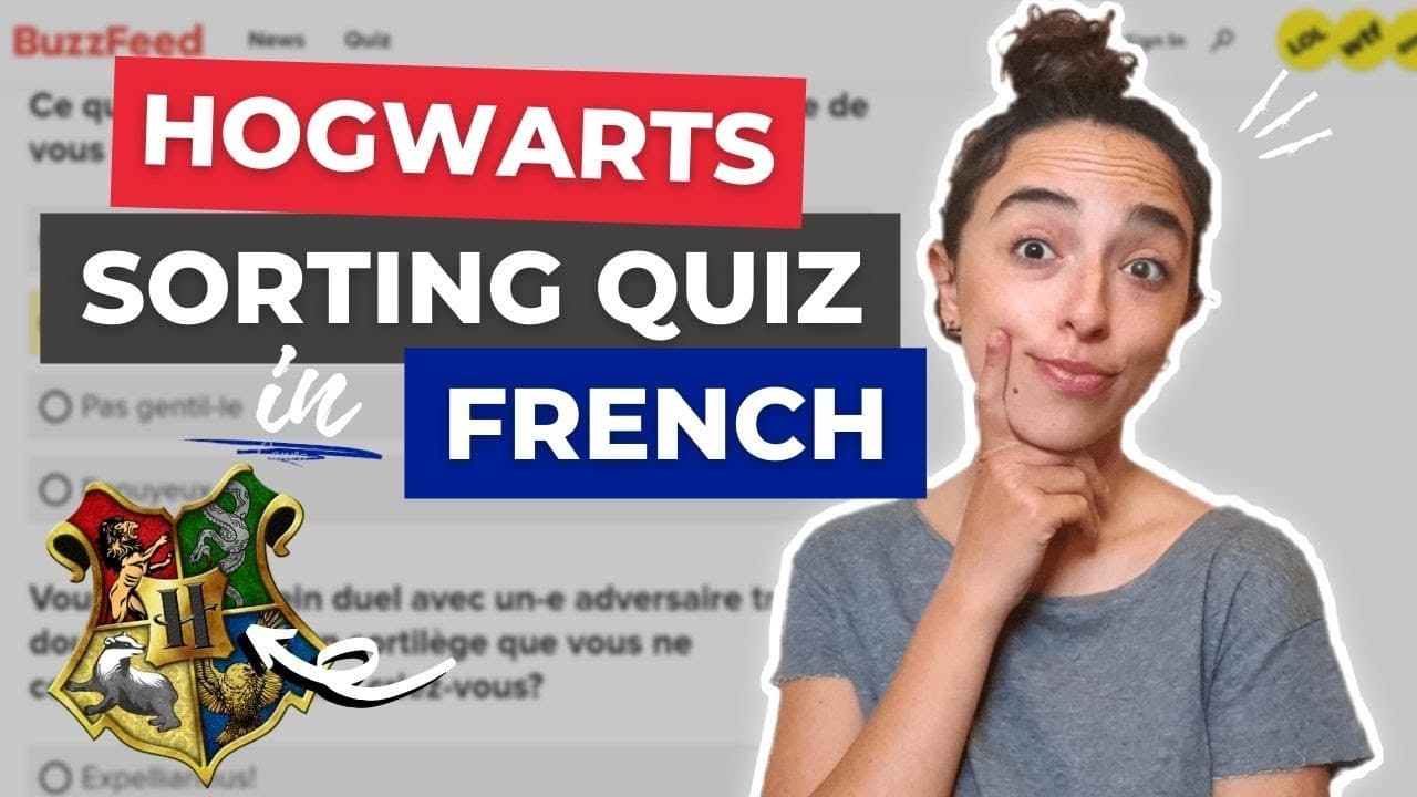 Learn French With Harry Potter #2 // Taking Hogwarts Sorting Quiz in FRENCH! (with subtitles)