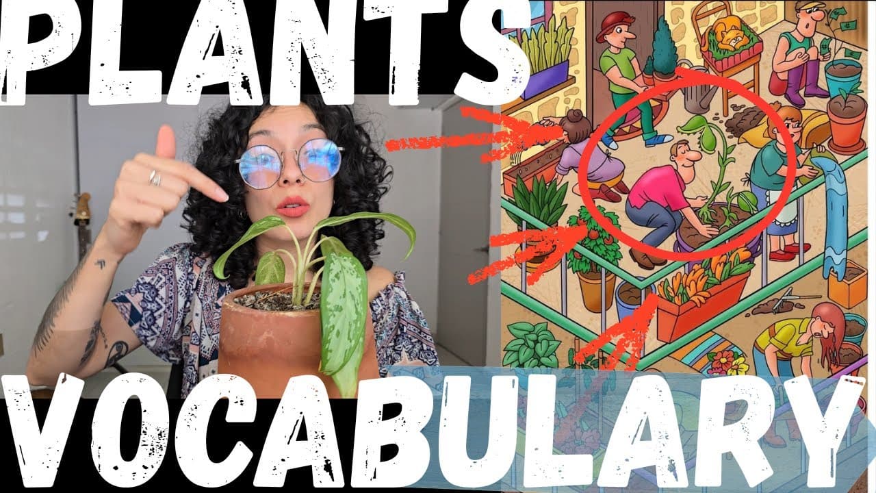 🇲🇽 Spanish Vocabulary for Plants 🌱 | Actions & Listening Practice