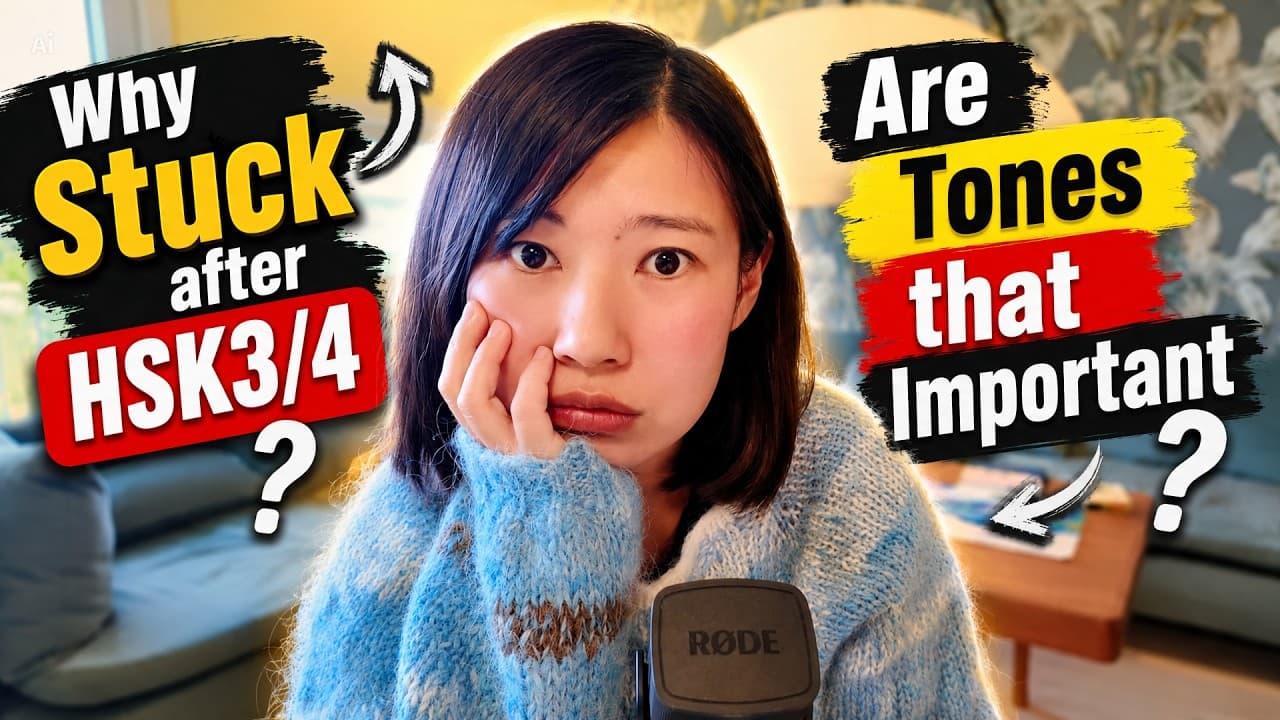 Intermediate Chinese Listening Practice Comprehensible Input/ 2 Questions 1 Advice