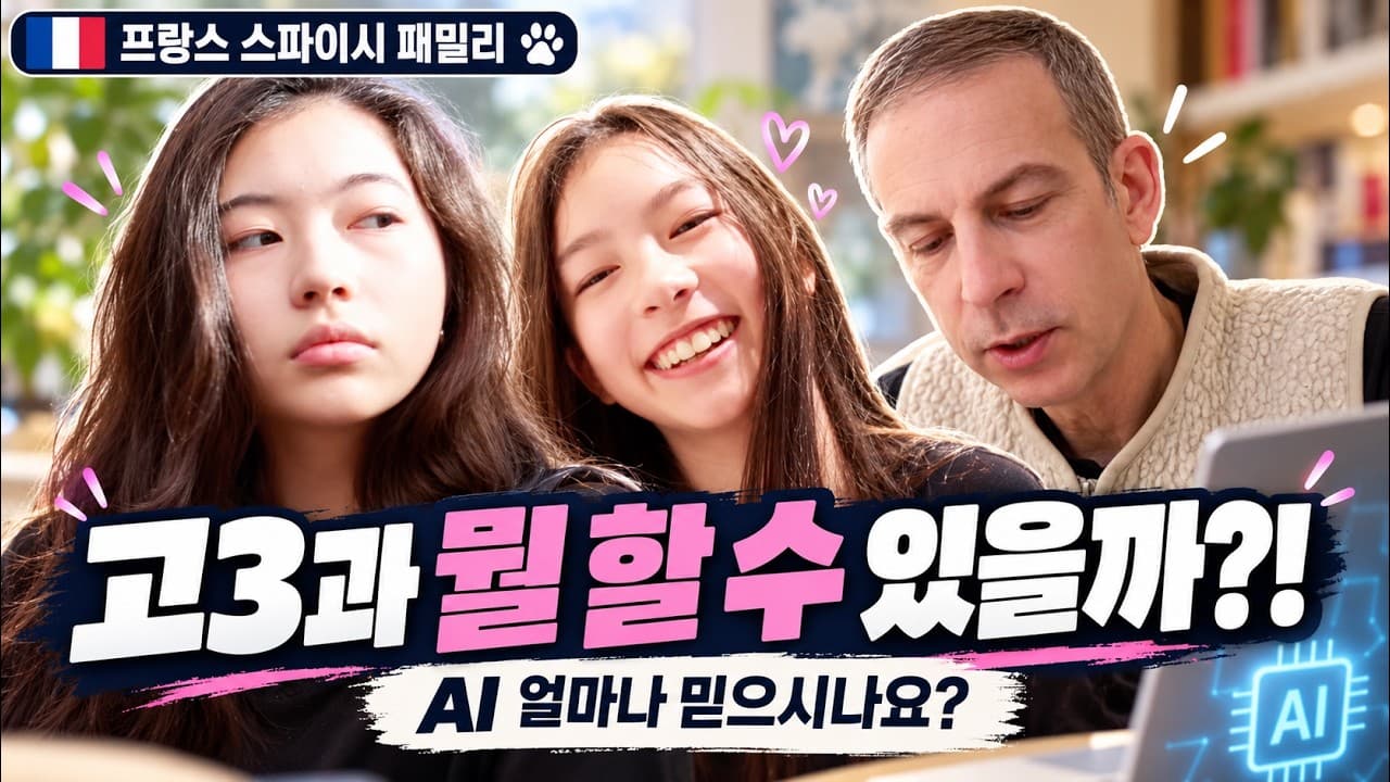 프랑스 고3과 뭘 할 수 있을까? ㅣ AI 맹신할만 할까? ㅣ 너무도 순수한 십대 ㅣ 프랑스 시골 사는 아줌마 VLOG