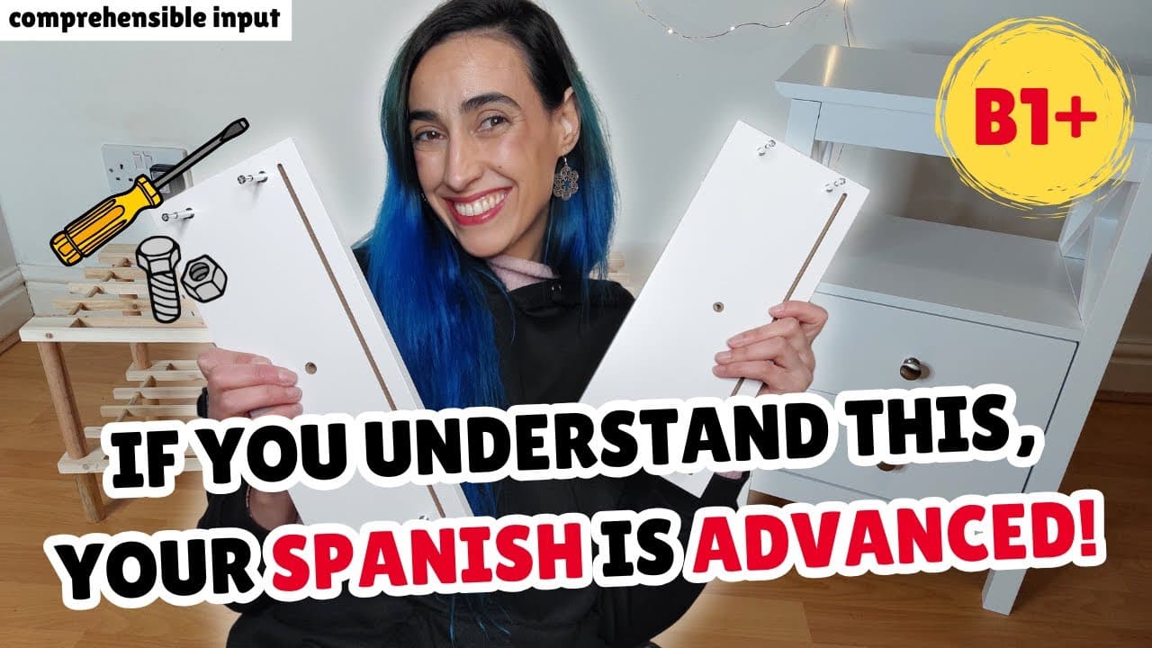 ✅ ADVANCED SPANISH LISTENING PRACTICE (B1+ comprehensible input) | B1+ Building Vocabulary 🛌