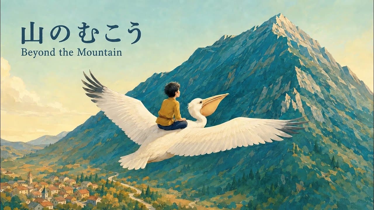 What Lies Beyond the Mountain? | Easy Japanese Picture Book