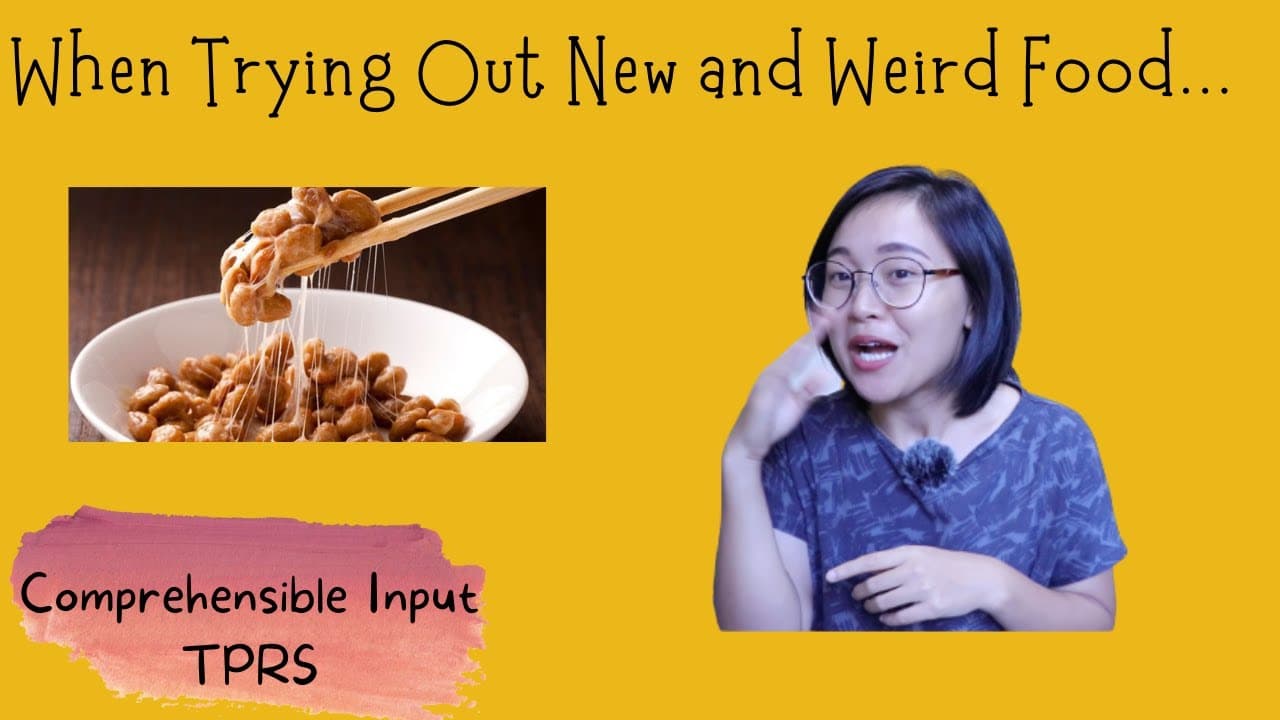Intermediate | When trying out new and weird food | “Brainwash” your mouth🤔｜Comprehensible Chinese