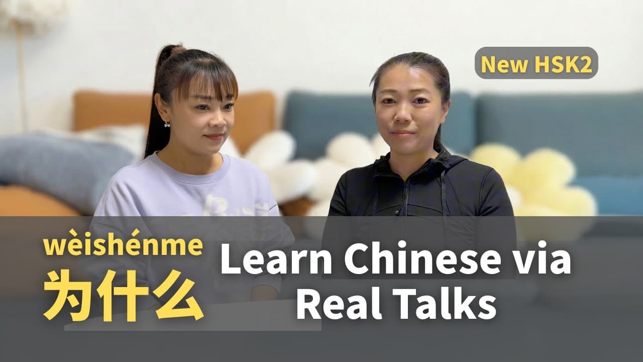 How to Use 为什么 (why) : Learn Chinese with Chinese podcast | HSK 2 ｜CC SUB (pinyin)
