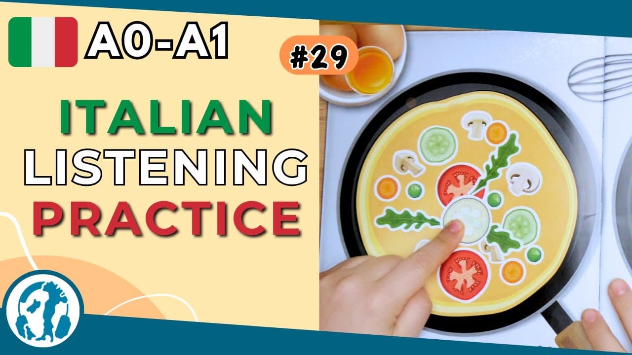 🖼️ #29 | Sticker food - crêpe (Italian for absolute beginners A0-A1)