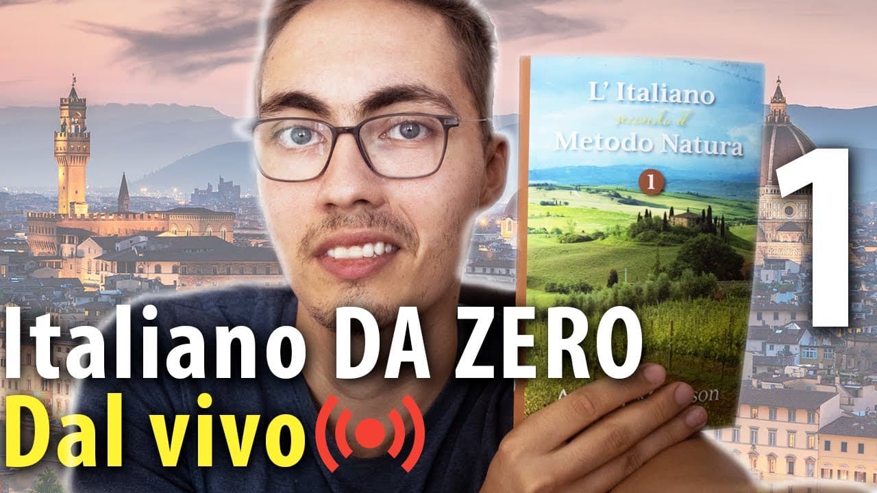 Italiano DA ZERO 1 - Italian for absolute beginners LIVE