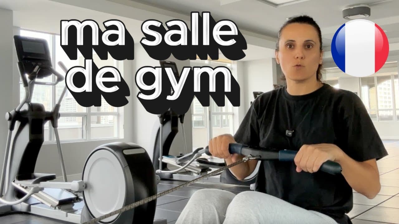 Rameur, vélo, tapis… je te montre tout en français facile 🇫🇷