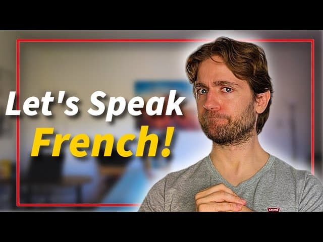 B1-B2 Real French | I Need to Tell You Something