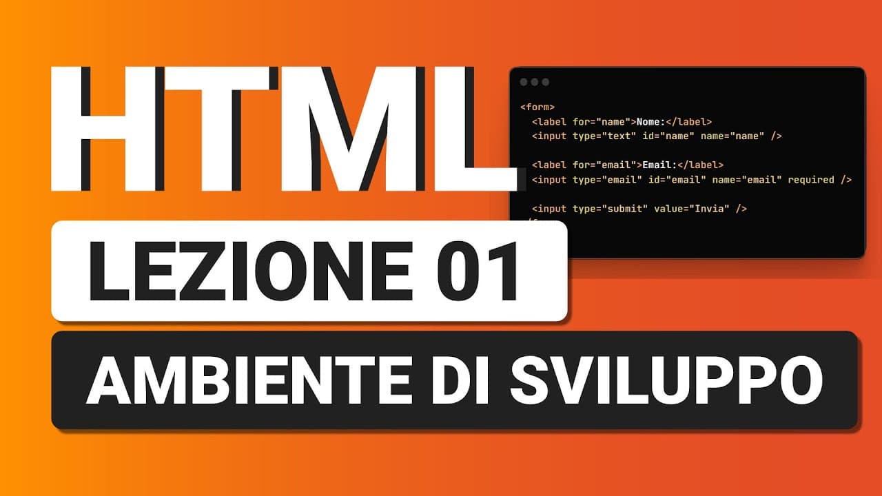 HTML5  Tutorial Italiano 01 - Come funziona html e installazione editor
