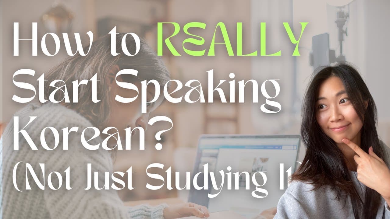 How to REALLY start speaking Korean? || My Easy Korean Podcast