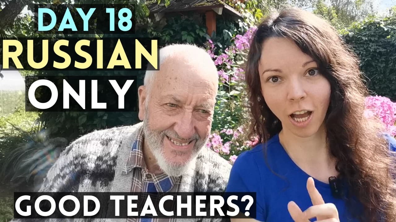 30-Day Comprehensible Russian Challenge | Natural, Uncut Beginner Russian CI | Day 18