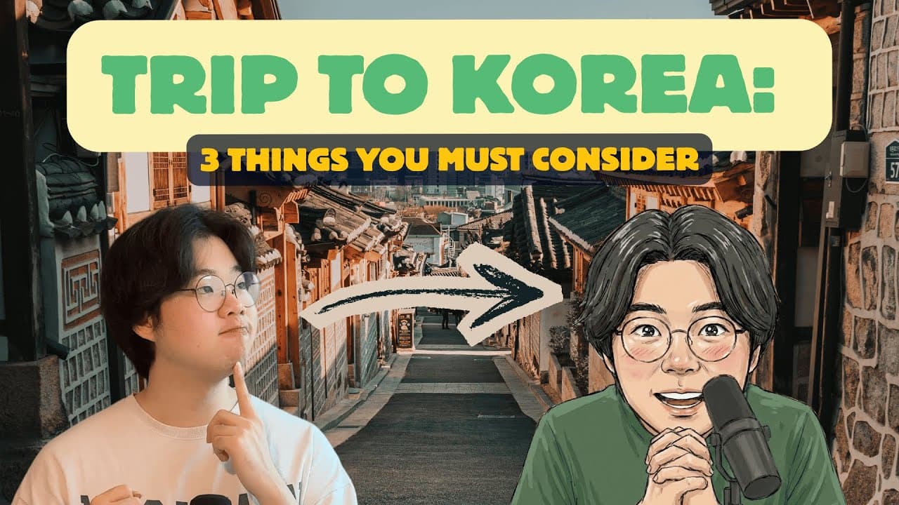 Trip to Korea: 3 Things You Must Consider 🌸 | Comprehensible Input | Delicious Korean Podcast