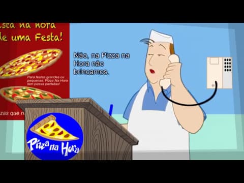 Diálogo 10 – Encomendar uma Pizza | ANIMATED | Practice Portuguese
