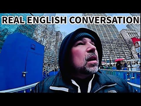 ⛸ American English at a New York City Skating Rink