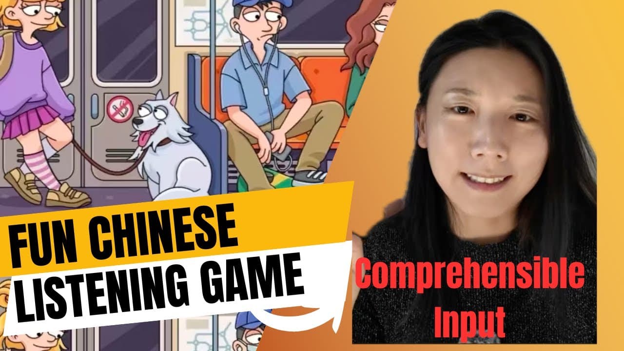 154.🚇 Spot the Differences in Chinese: On the Subway | Fun Listening Practice for Beginners(A+B)