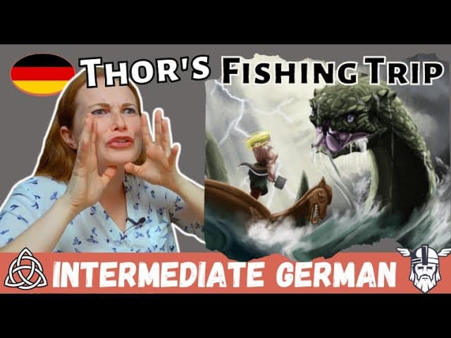 NORSE MYTHOLOGY#10: Thor's & Hymir's Fishing Trip│Intermediate German Story