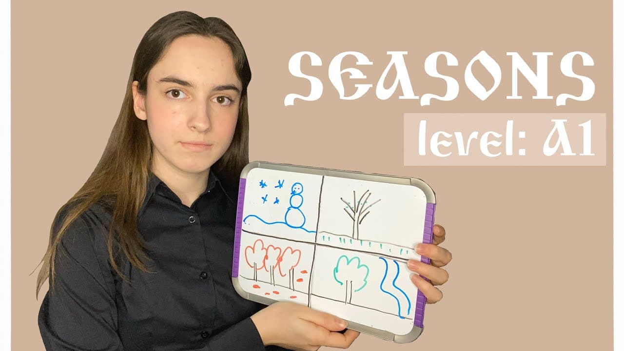 Talking about seasons | Russian comprehensible input for complete beginners 