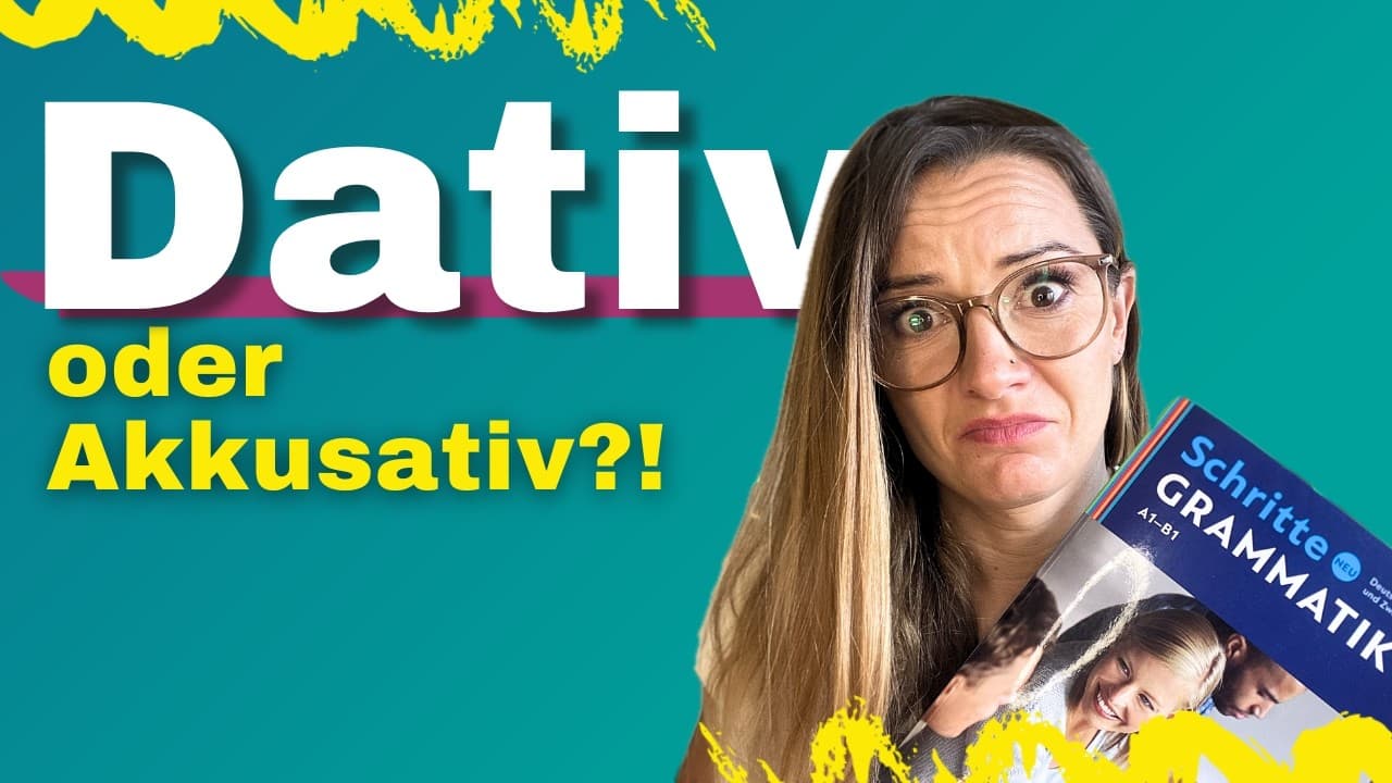 Verben mit Akkusativ & Dativ – so erkennst du sie sofort! #deutschlernen #DeutschfürdenJob #aleman