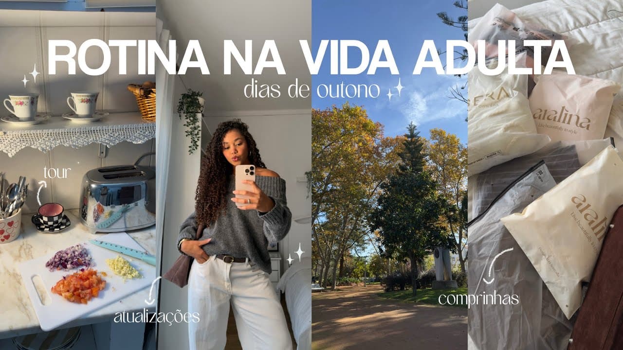 A ROTINA NA VIDA ADULTA  | tour pelas louças, comprinhas de outono e atualizações 🍂💌