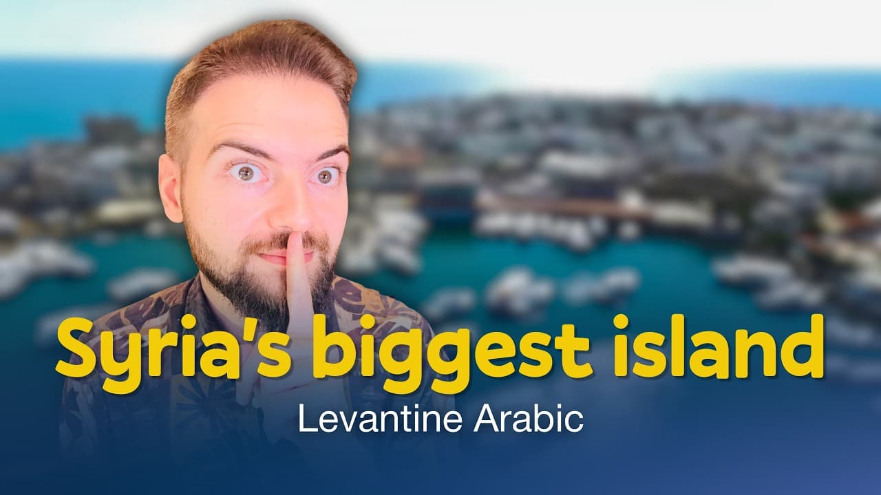 Can You Understand This Syrian Travel Vlog? (Levantine Arabic)