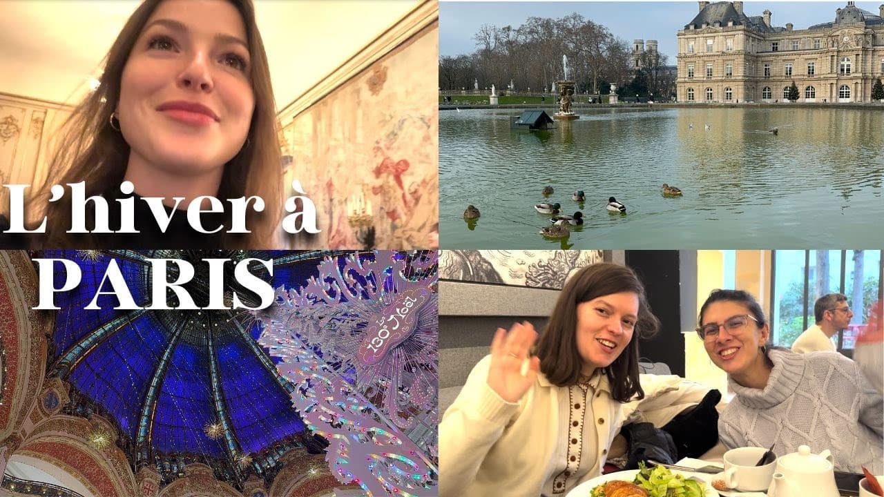 Paris vlog in French : The embassy, my friends and the Christmas markets (French subs 🇫🇷)