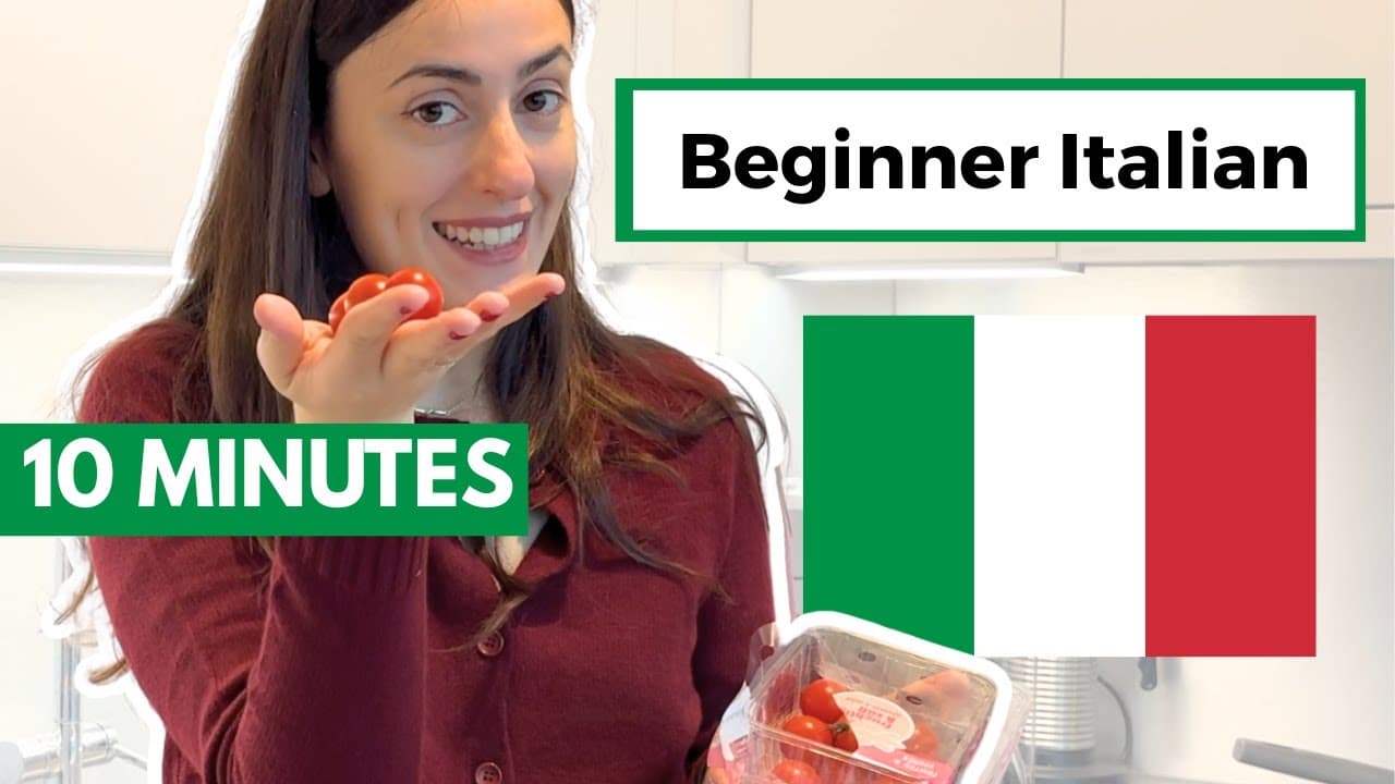 I speak ONLY ITALIAN while I make lunch (and you'll understand)