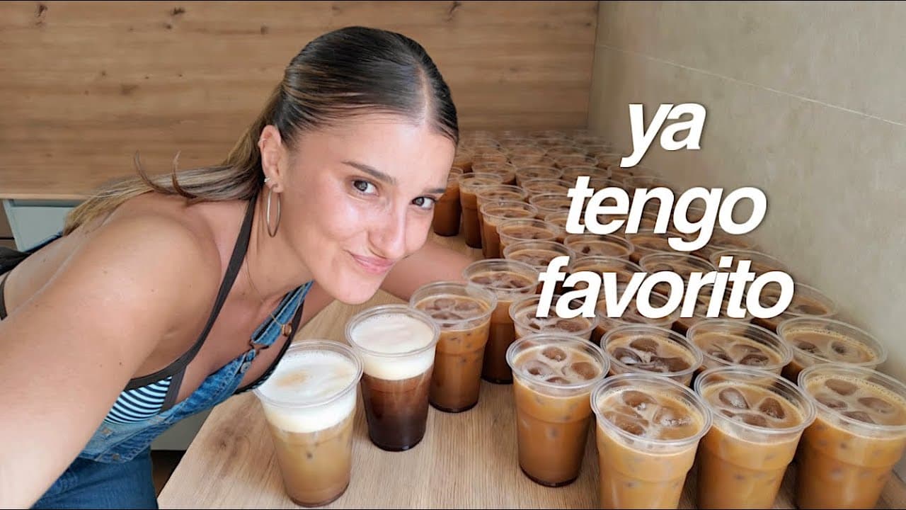 haciendo muchos cafés hasta encontrar mi favorito (receta en casa)