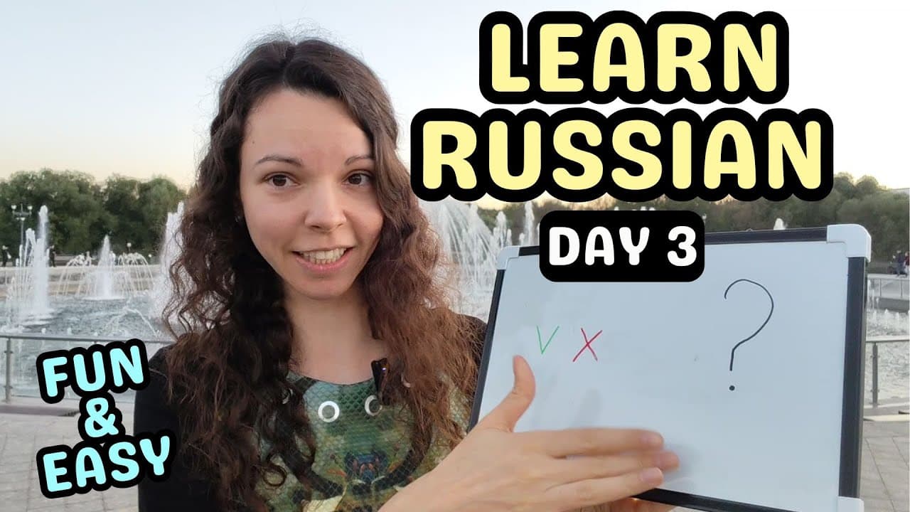 Learn Russian for Beginners | 15-Day Challenge | Day 3