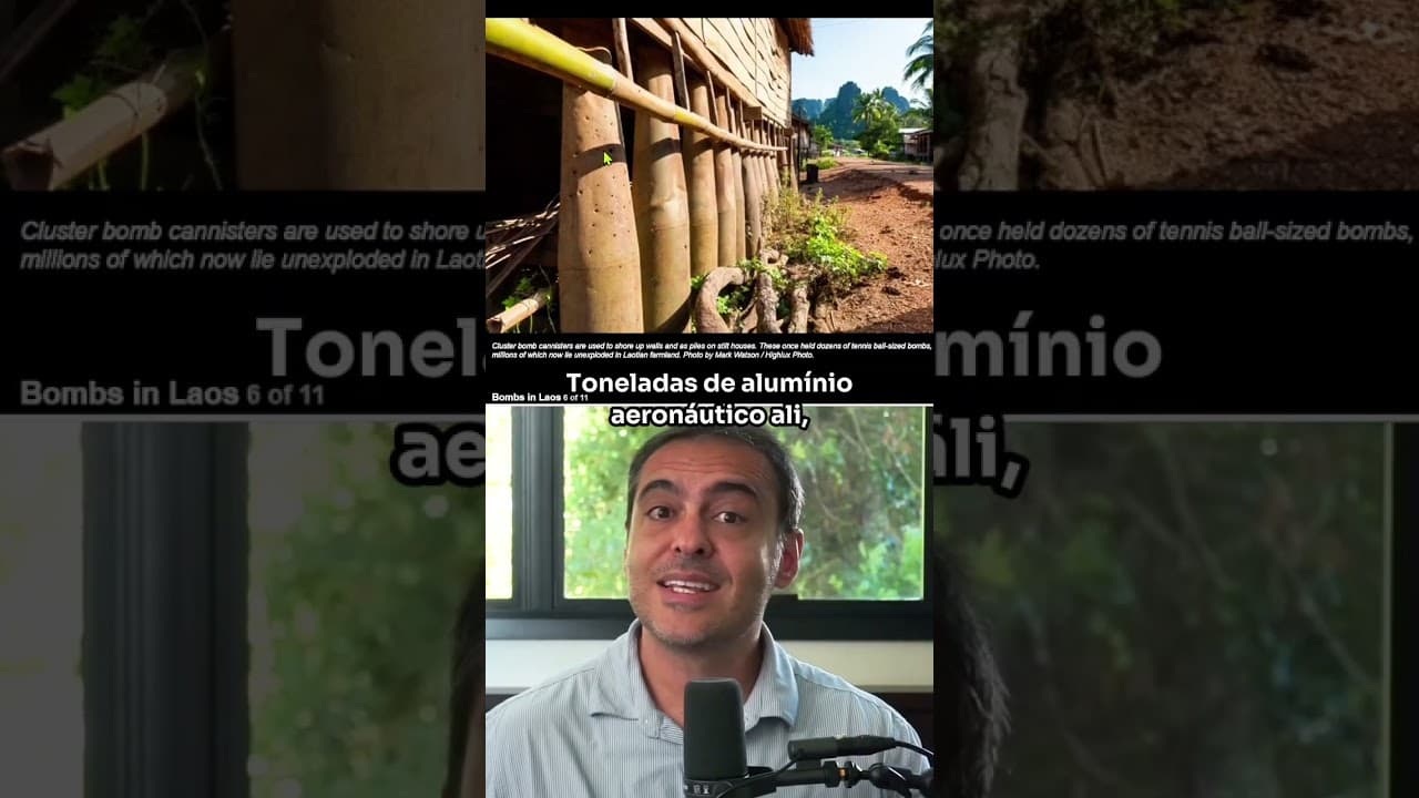 O país mais bombardeado do mundo transformou bombas em casas