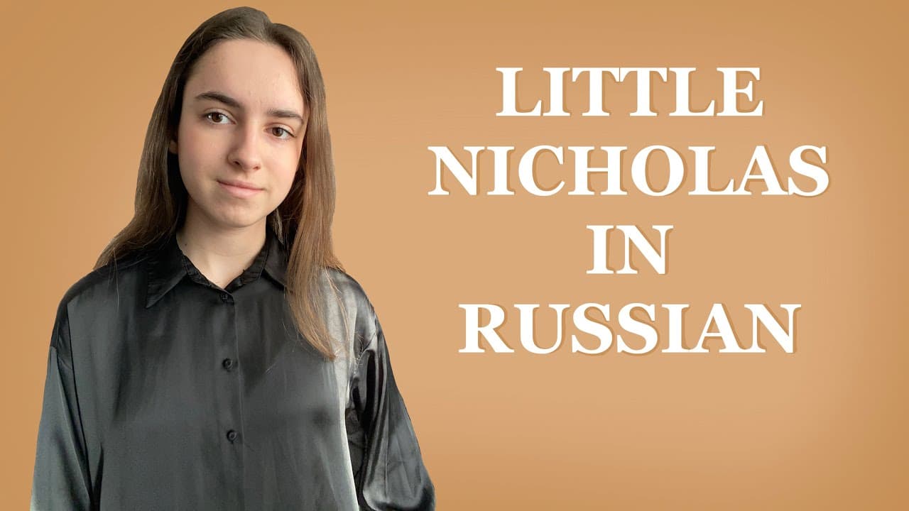 Learn Russian with this funny story - beginner Russian 